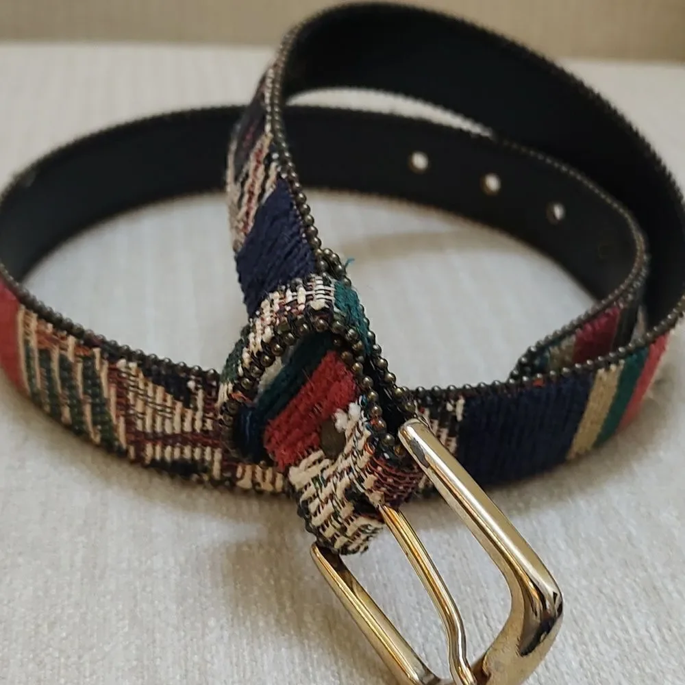 Southwest Chenille Print Belt